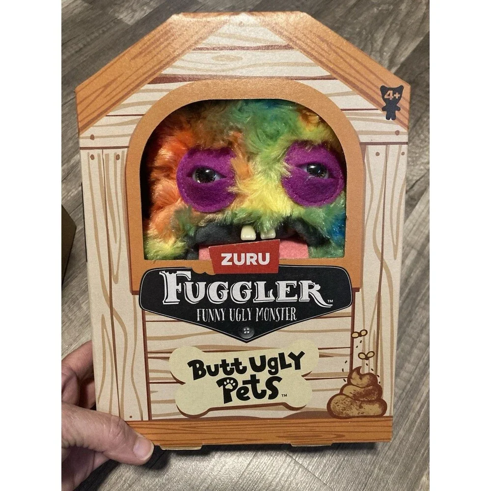 Fuggler Plush Lot/5 Hairy Butt Ugly Munch Old Tooth Screech Mr BTNS Boogah NIB